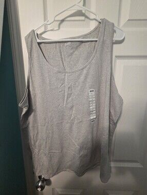 Duluth Trading Co Light Gray Tank Top